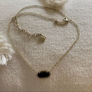 Kendra Scott Black and Gold Necklace